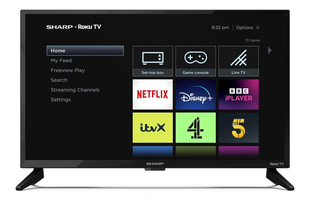 Sharp 24 Inch HD Ready LED Smart Roku TV - 1T-C24FD7KF1FB