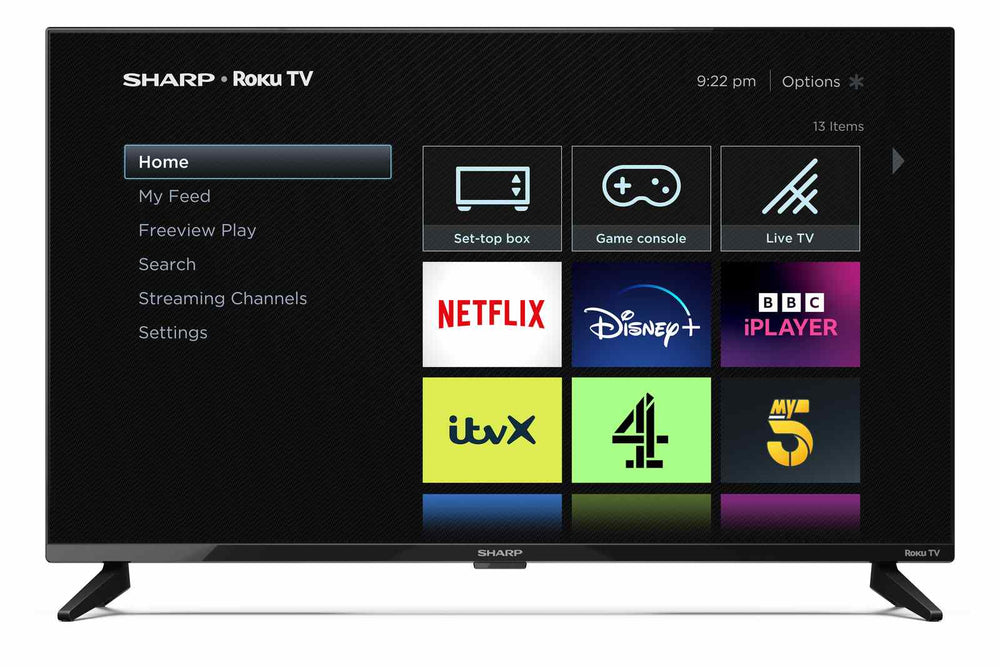 Sharp 32 Inch HD Ready LED Smart Roku TV - 1T-C32FD7KF1FB