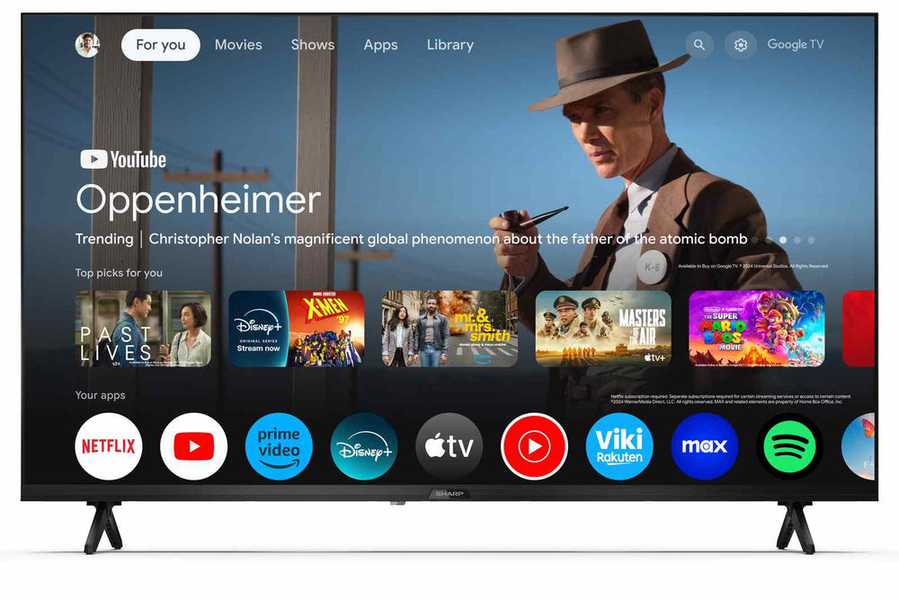 Sharp 40 Inch FHD LED Smart Google TV - 2T-C40GF2265EB