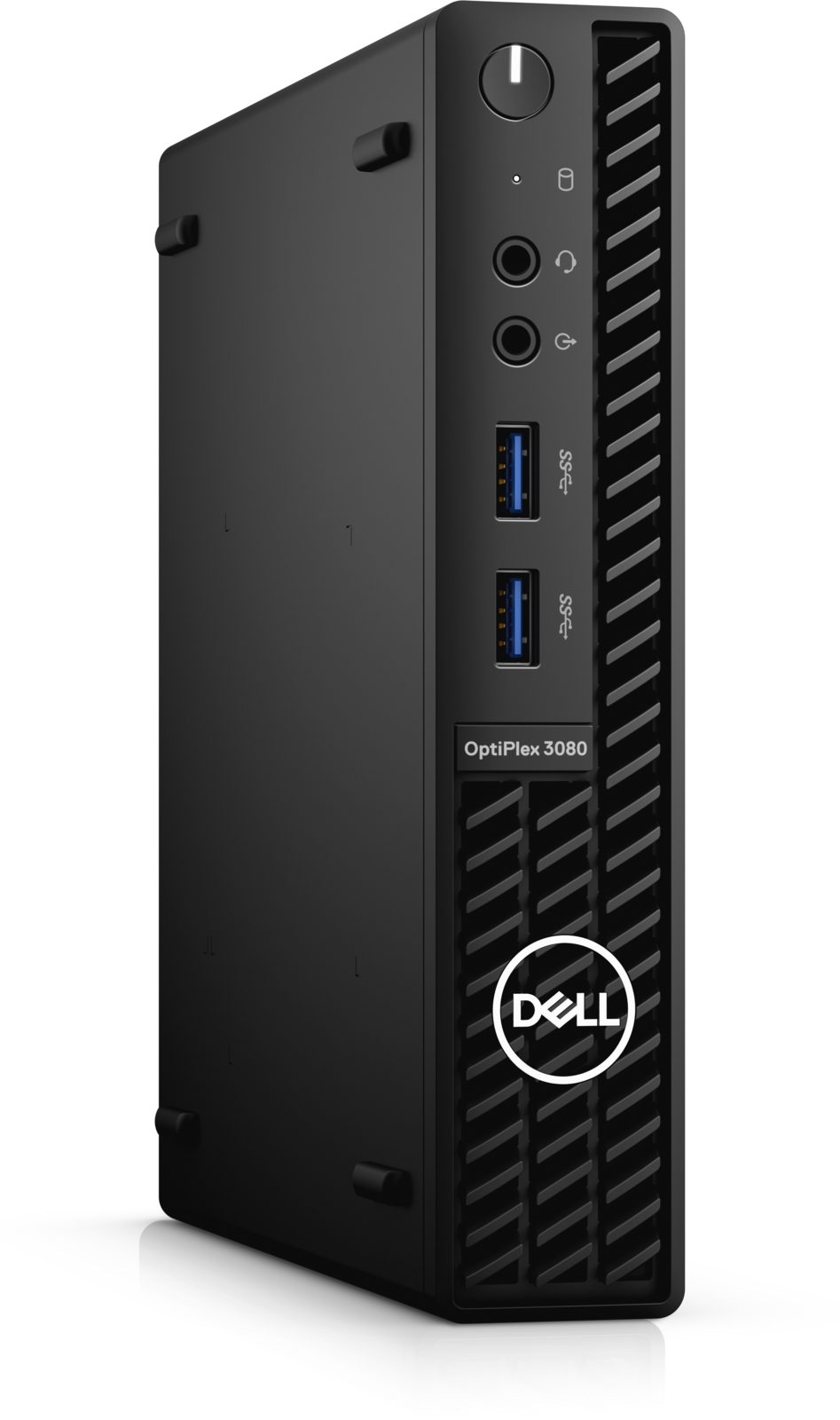 Dell OptiPlex 3080 Micro desktop - front left view