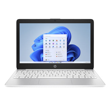 HP Stream 11 Laptop 11.6" - Intel Celeron N4120, 4GB RAM, 64GB eMMC, White