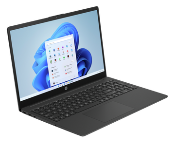 HP 15-fd0060na 15.6 inch FHD Laptop - Core i3-N305, 4GB RAM, 128GB UFS, Intel UHD Graphics, Windows 11 Home, Jet Black