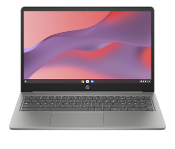 HP 15a-nb0006na 15.6 inch HD Chromebook - N100, 4GB RAM, 128GB UFS, Intel UHD Graphics, ChromeOS, Silver