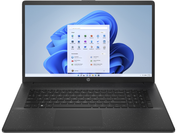 HP 17-cn3008na 17.3 inch FHD Laptop - N100, 4GB RAM, 128GB UFS, Intel UHD Graphics, Windows 11 Home, Jet Black