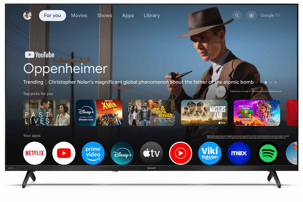 Sharp 40 Inch FHD LED Smart Google TV - 2T-C40HF2265EB