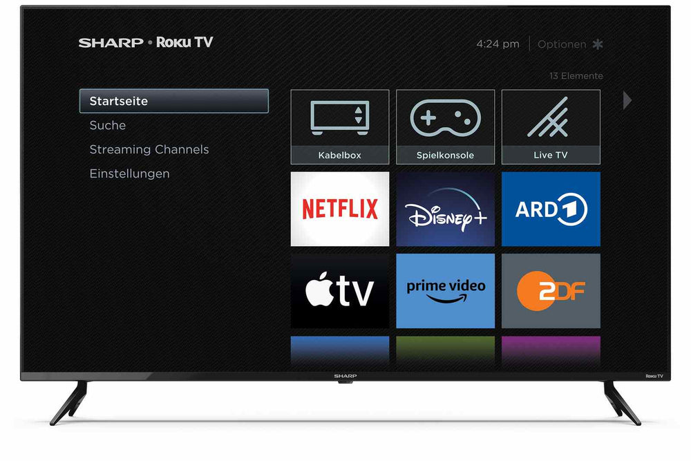 Sharp 55 Inch 4K UHD LED Smart Roku TV - 4T-C55FJ2EL2NB