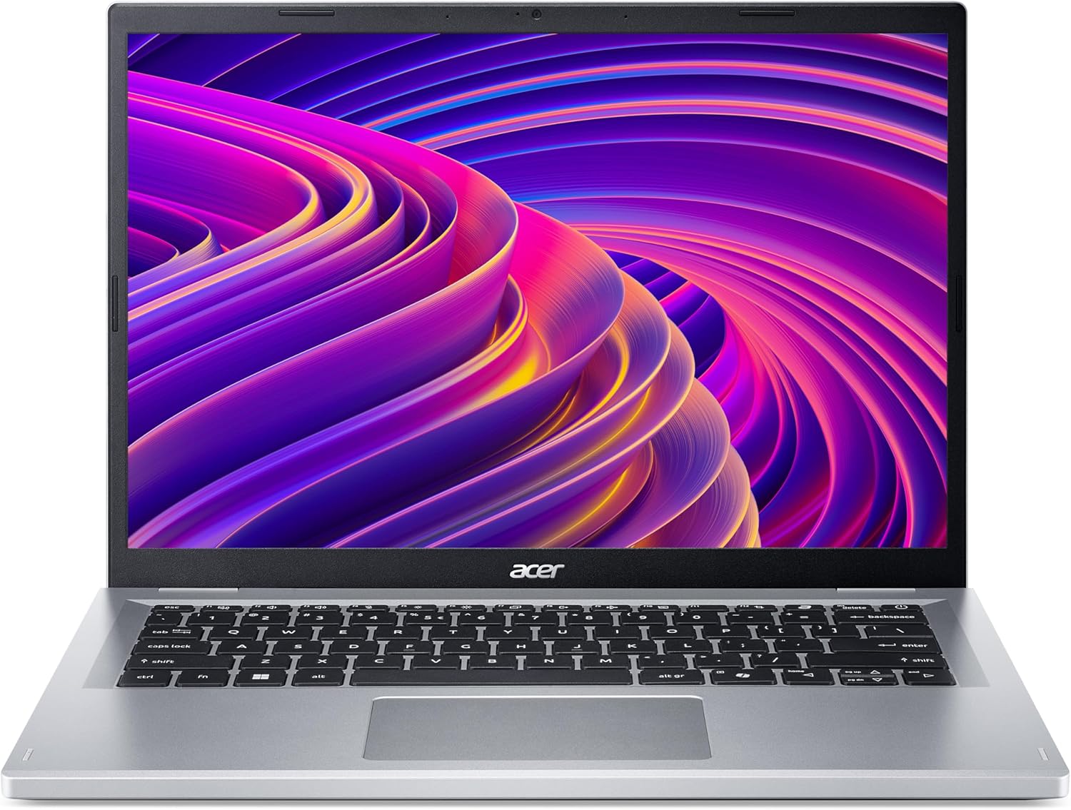 Acer Aspire Go Spin 14 Laptop - Intel N150, 4GB RAM, 128GB UFS, Silver