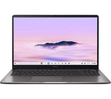 ASUS Chromebook Plus CX1505CTA 15.6 inch FHD Laptop - Core 3 N355, 8GB RAM, 256GB eMMC, Intel UHD Graphics, ChromeOS, Rock Grey