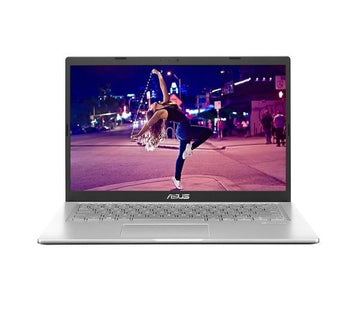 ASUS Vivobook X415JA 14 inch FHD Laptop - Core i3-1005G1, 4GB RAM, 128GB SSD, Intel UHD Graphics, Windows 10 Home, Transparent Silver