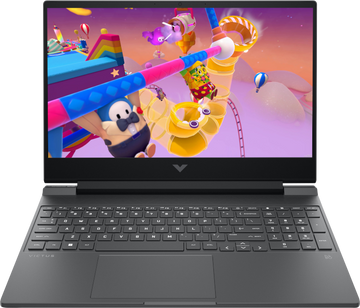 HP Victus 15-fb3008na 15.6 inch FHD 144Hz Gaming Laptop - Ryzen 7 7445HS, 16GB RAM, 512GB SSD, RTX 3050 6GB, Windows 11 Home, Mica Silver