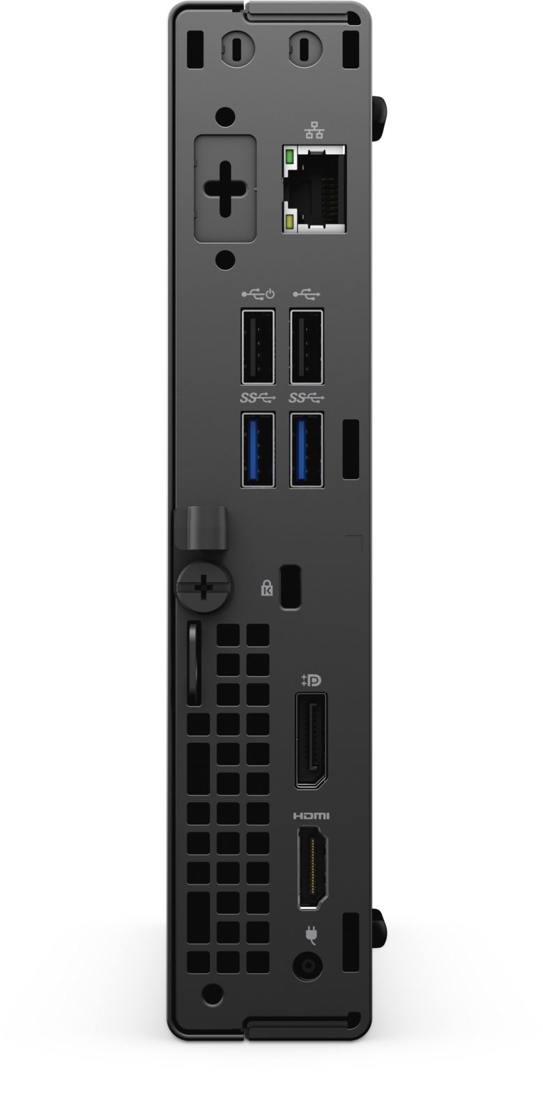 Dell OptiPlex 3080 Micro desktop - rear view