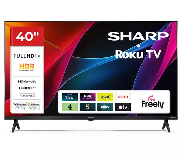 Sharp 40" Full HD HDR Roku Smart LED TV