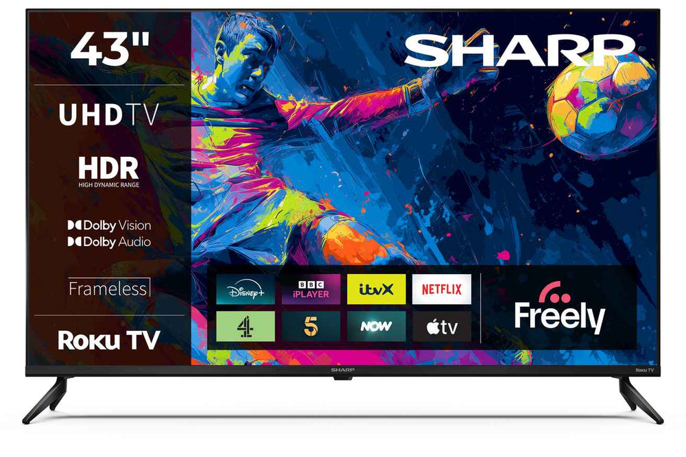 Sharp 43" 4K LED Roku TV