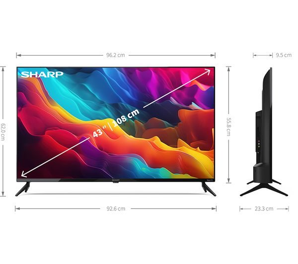 Sharp 43" 4K Ultra HD HDR LED Roku Smart TV