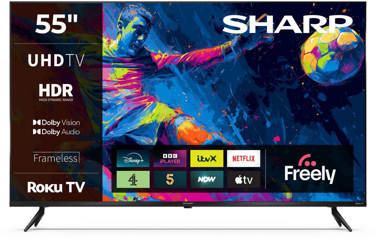 Sharp 55" 4K LED Roku TV
