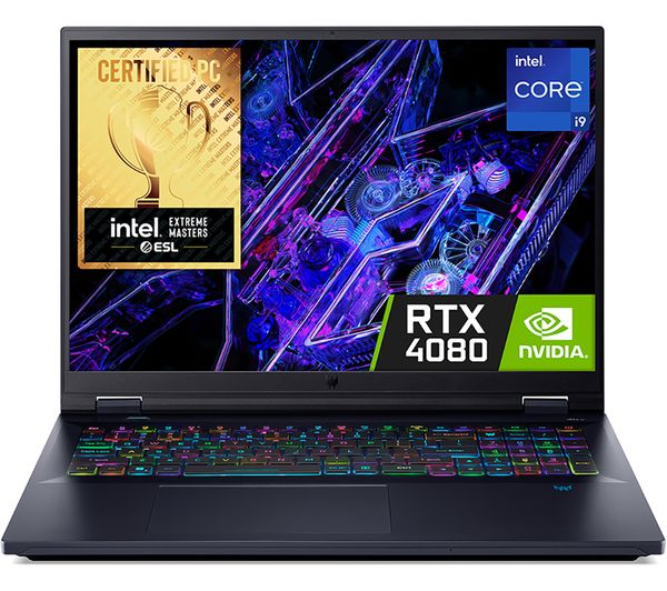 Acer Predator Helios 18 Laptop - Intel Core i9-14900HX, 16GB RAM, 1TB SSD, Black