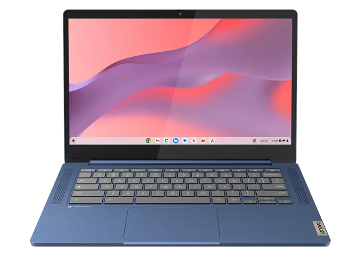 Lenovo IdeaPad Slim 3 Chrome 14" Laptop - MediaTek Kompanio 520, 8GB RAM, 128GB eMMC, Abyss Blue